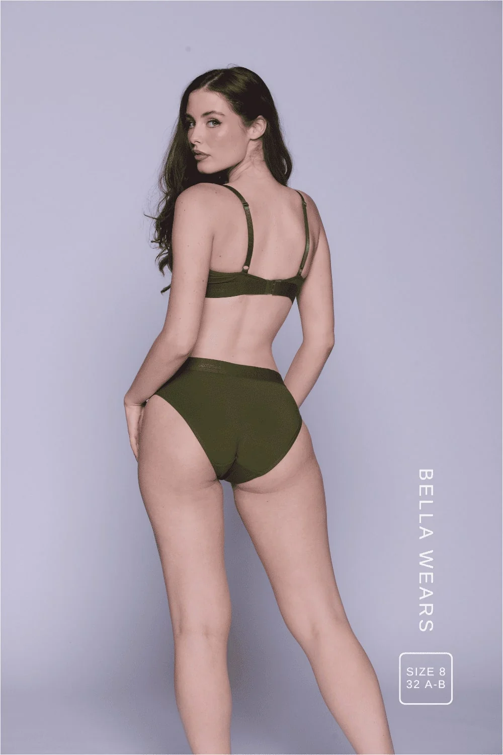 Everyday Eco Bralette - Khaki - Image 6