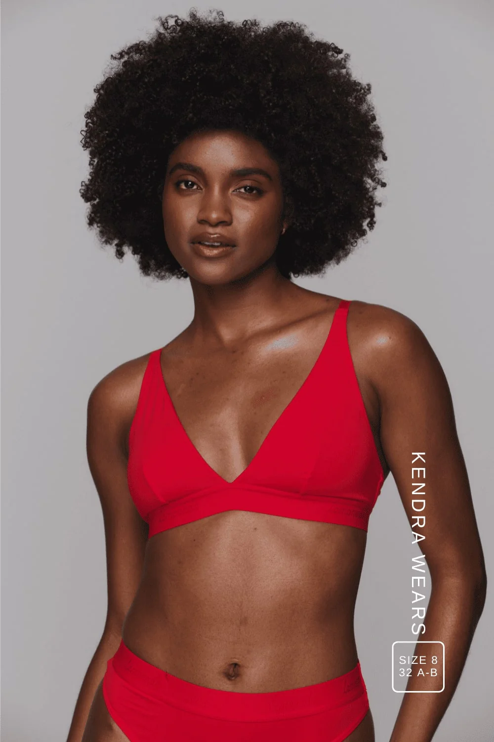 Everyday Eco Bralette - Red - Image 3