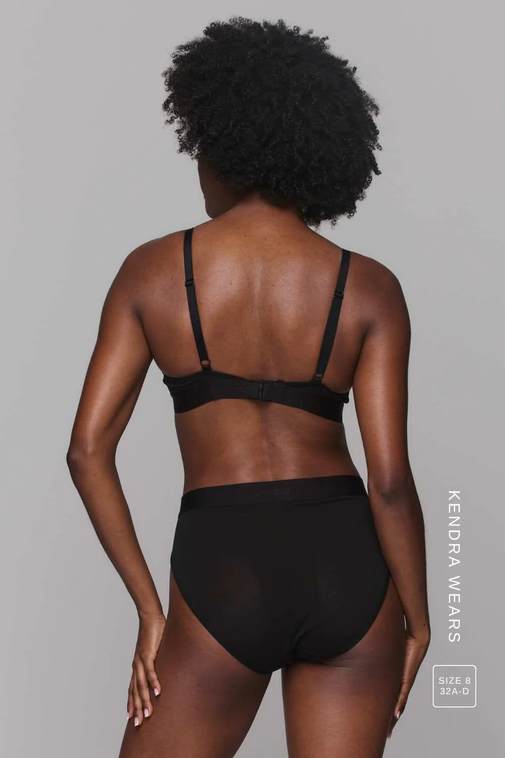 So Soft Mesh Bralette - Black - Image 4