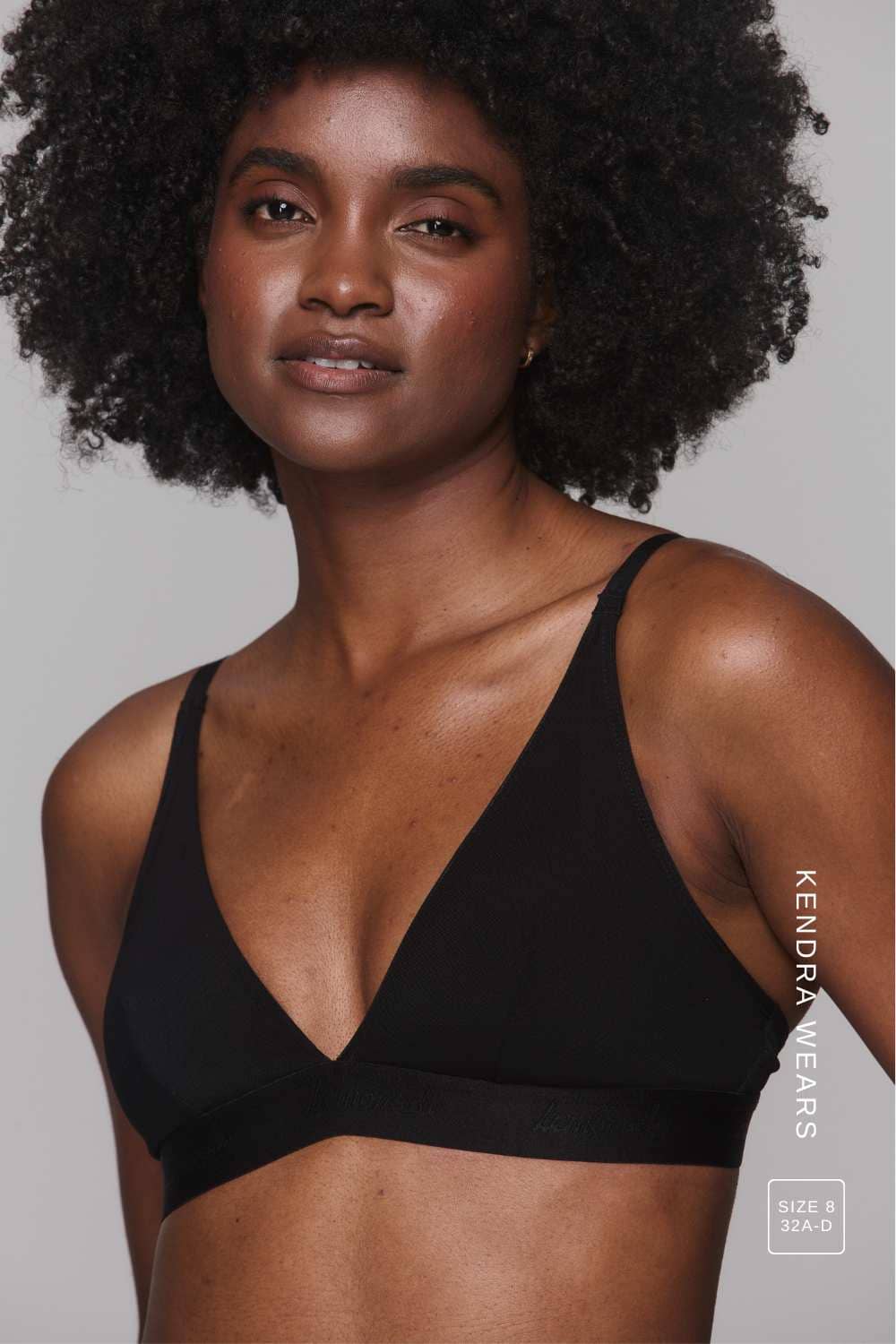 So Soft Mesh Bralette - Black - Image 5