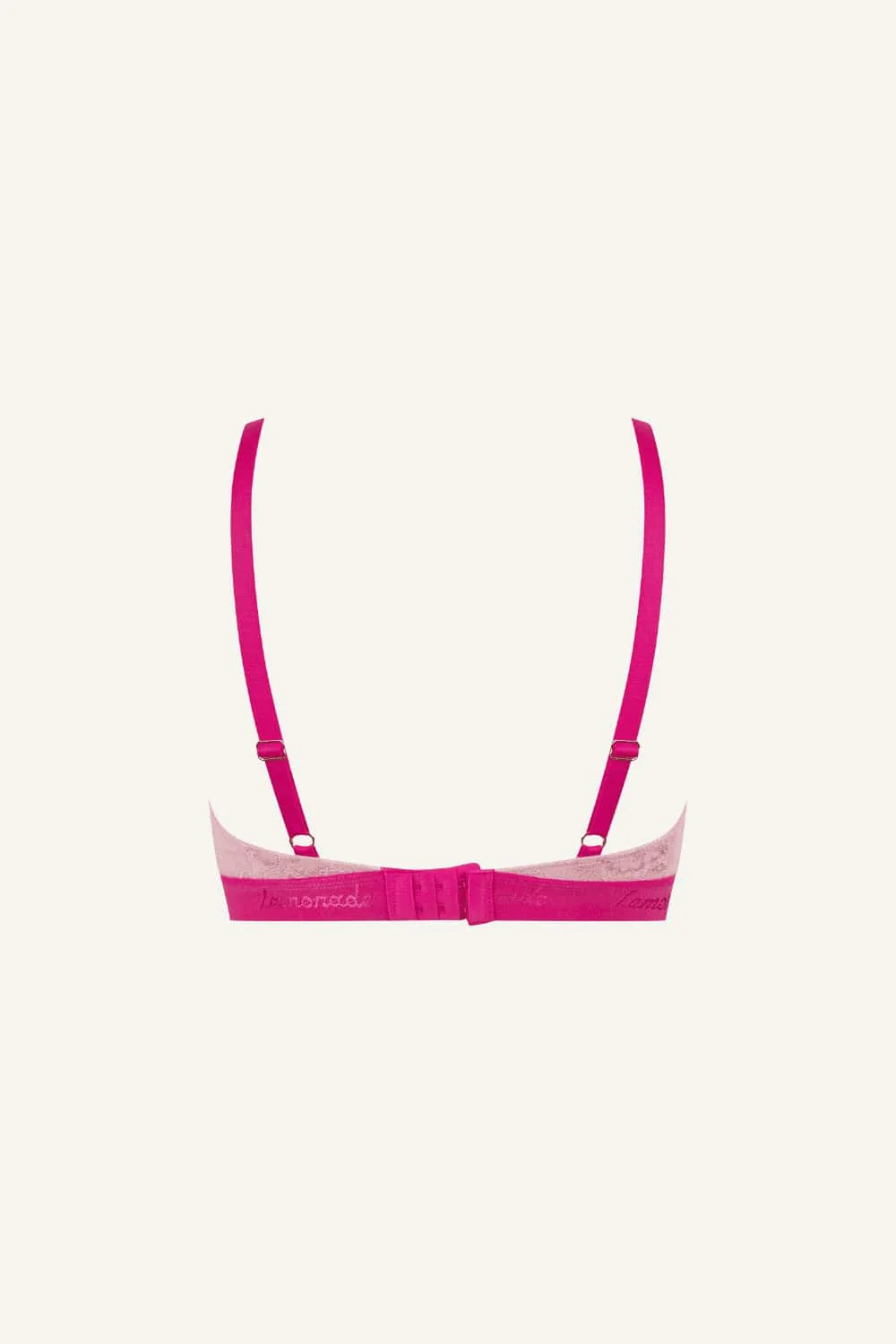 Signature Lace Bralette - Two Tone Pink - Image 6