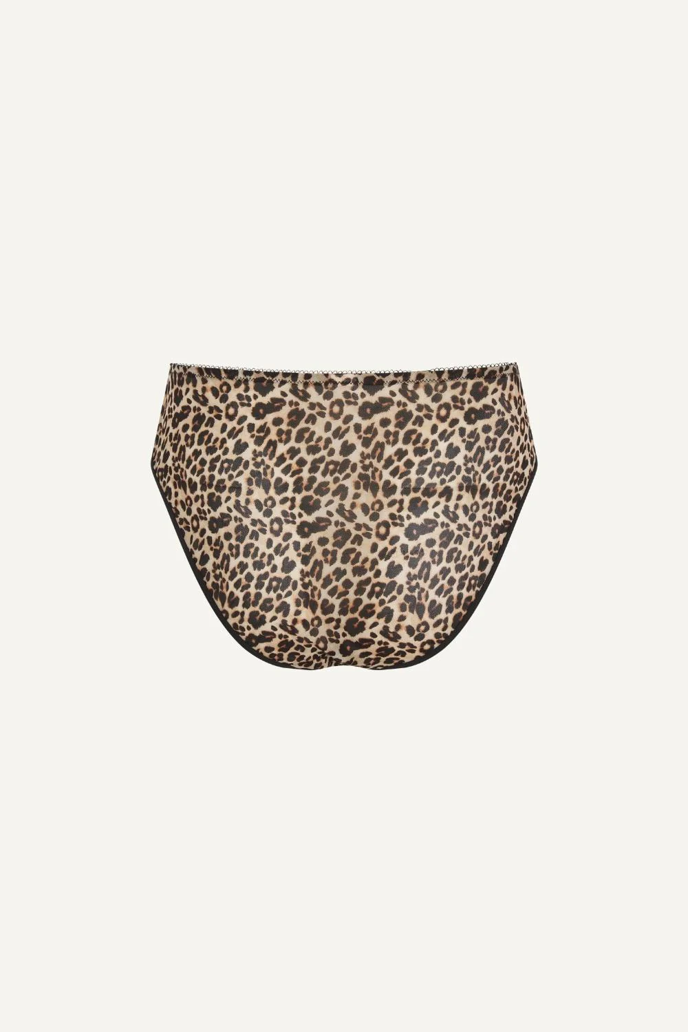 So Soft Mesh High Waisted Brief - Leopard - Image 10