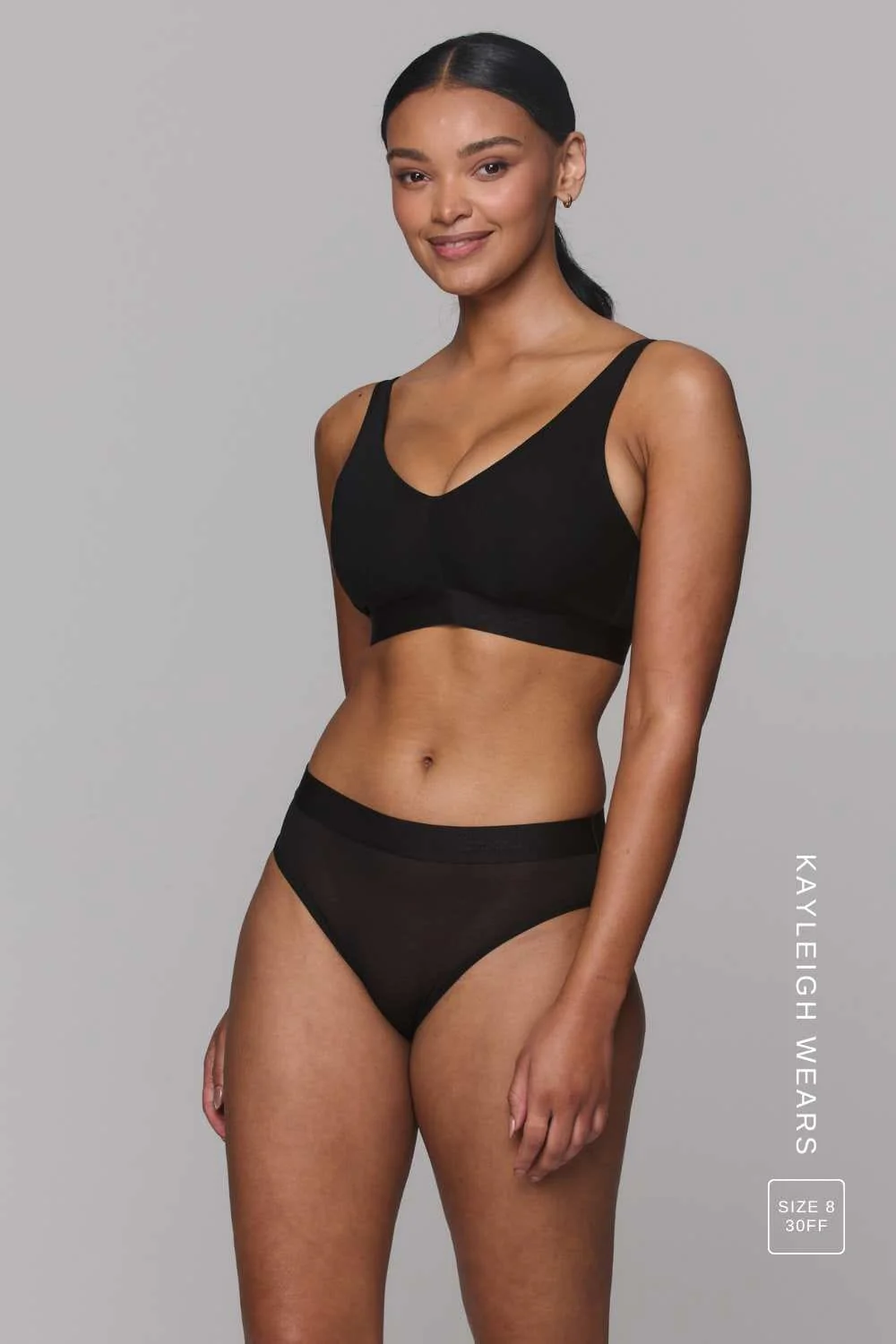 So Soft Mesh Brief - Black - Image 6