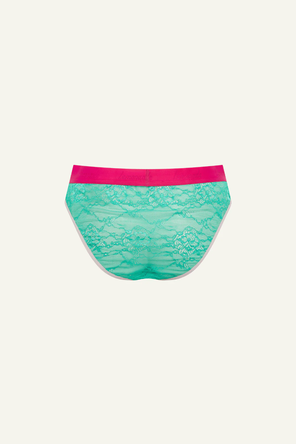 Signature Lace High Waisted Brief - Trilogy Green - Image 6
