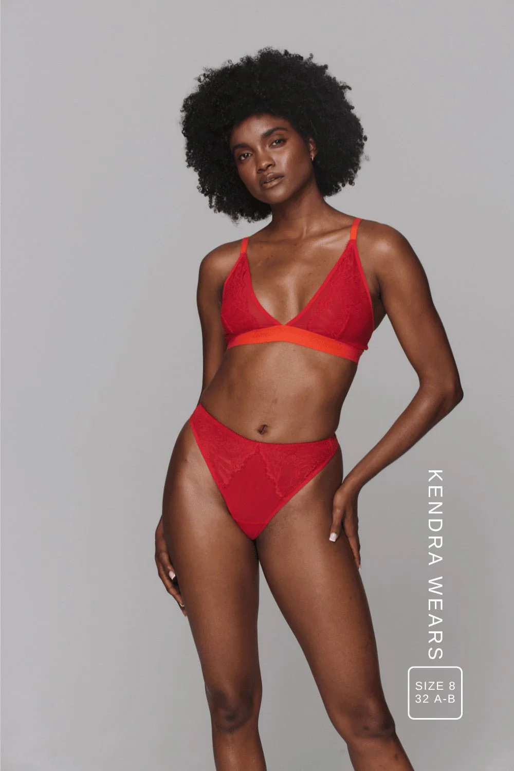 Synergy Lace Thong - Goji Berry Red - Image 4