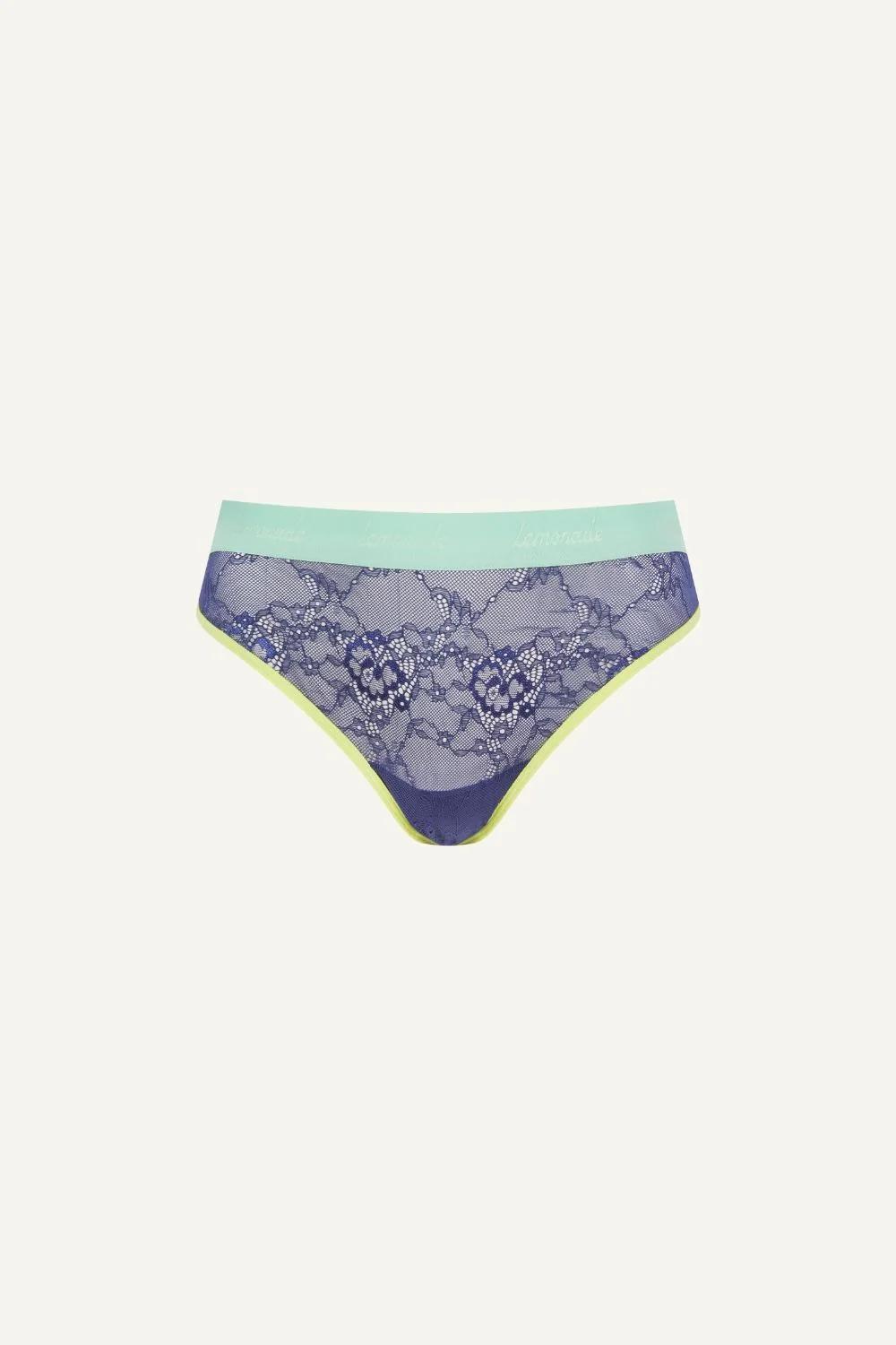 Signature Lace Brief - Navy Trilogy - Image 2