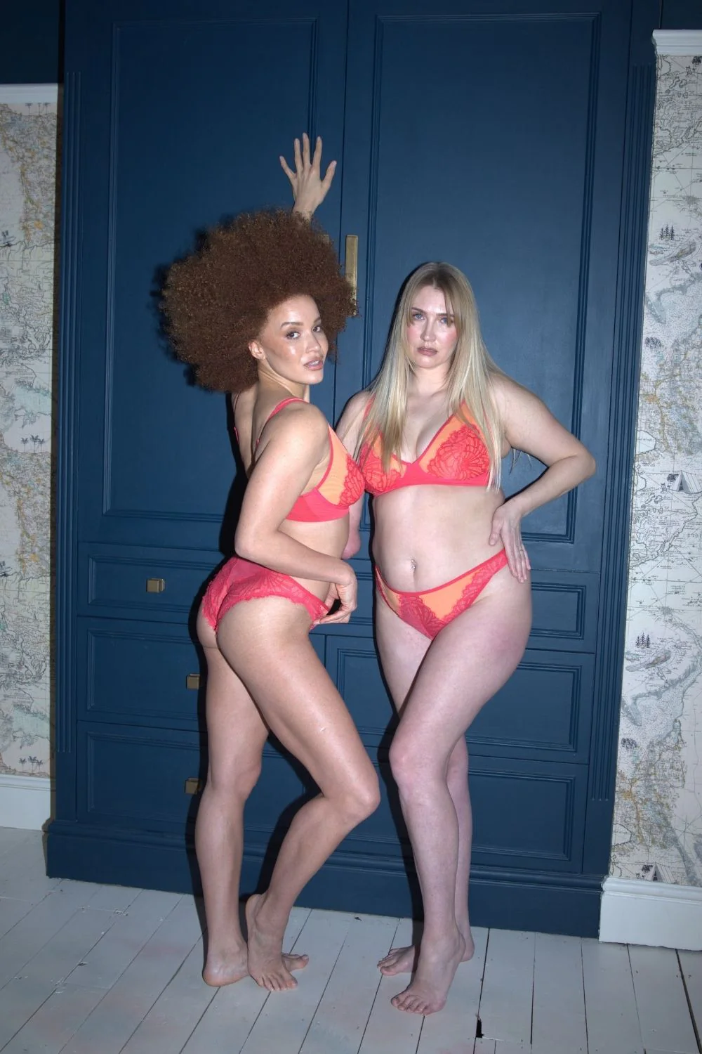 Multi-Layer Mesh Brief - Orange Duo - Image 9
