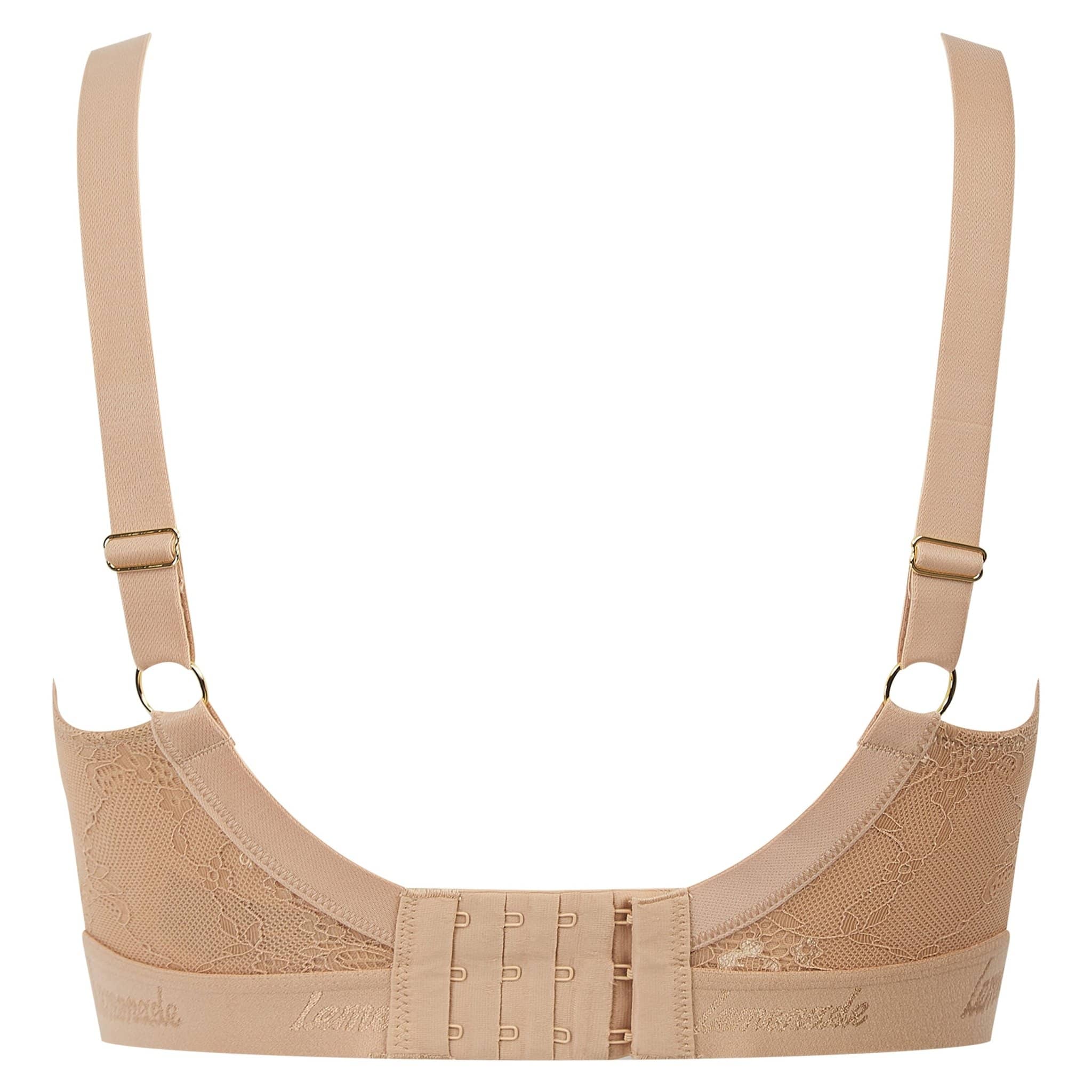 Nude Lace Bralette - Caramel - Image 5