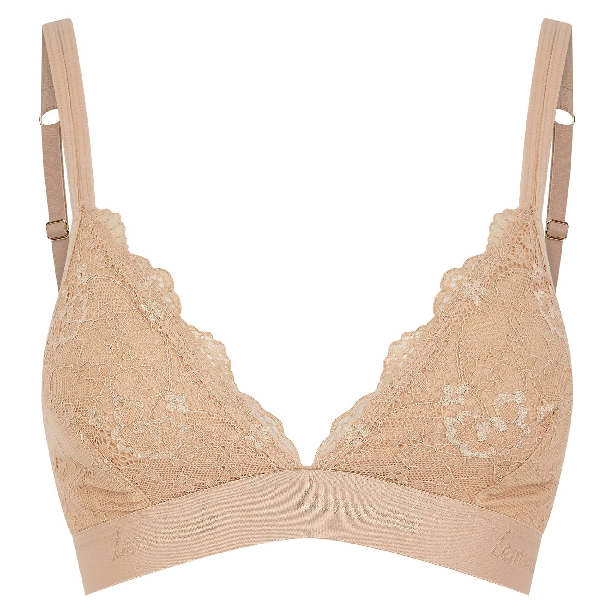 Nude Lace Bralette - Caramel - Image 7