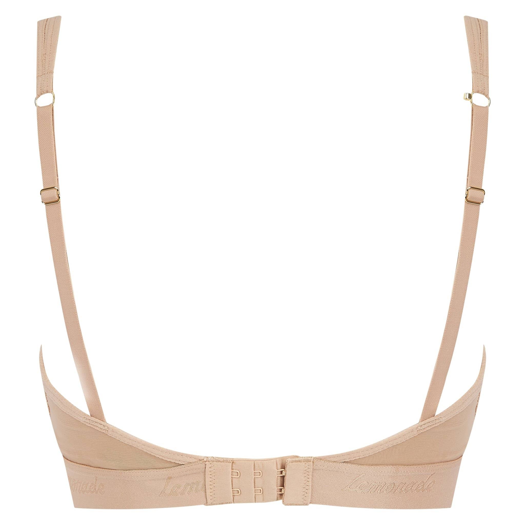 Nude Lace Bralette - Caramel - Image 9