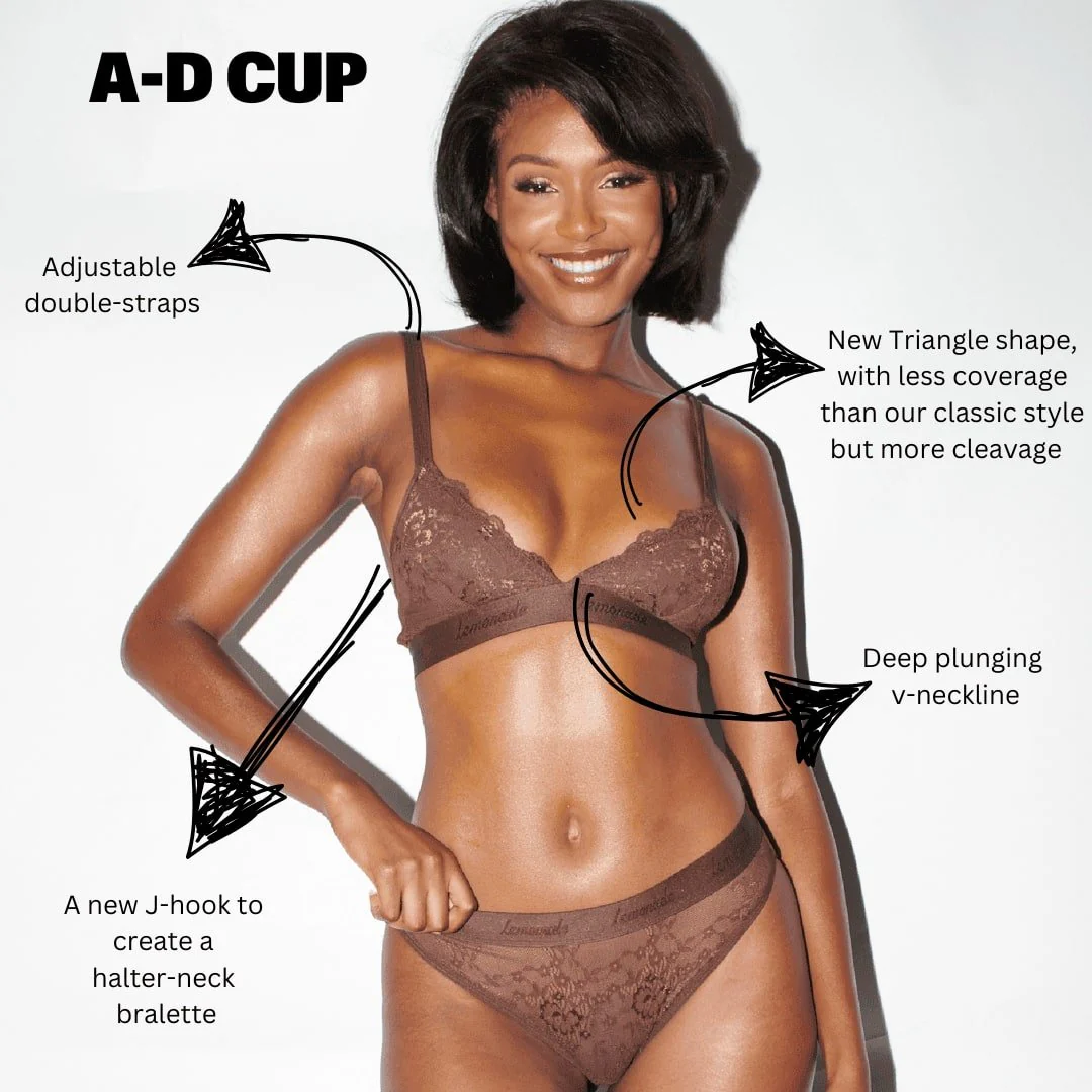 Nude Lace Bralette - Toffee - Image 2