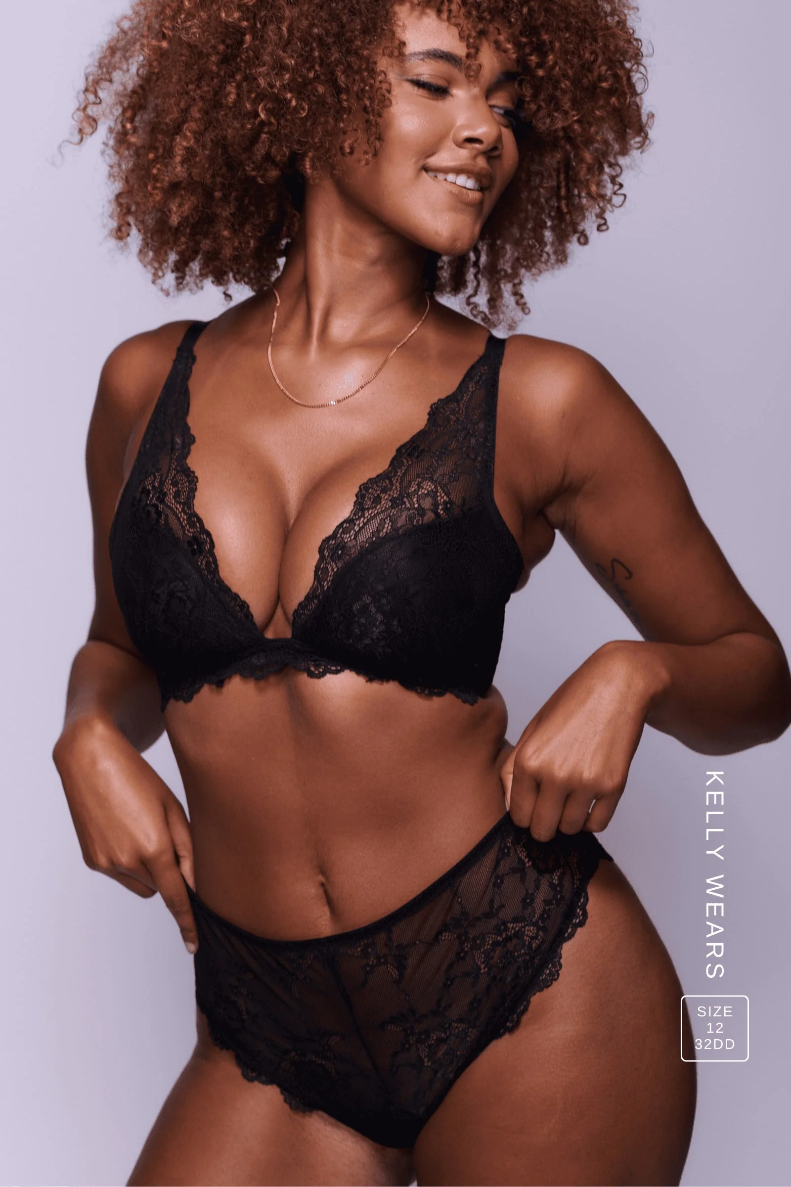 Signature Lace Shorts 4 Pack I Black /Wine /Pink - Image 4