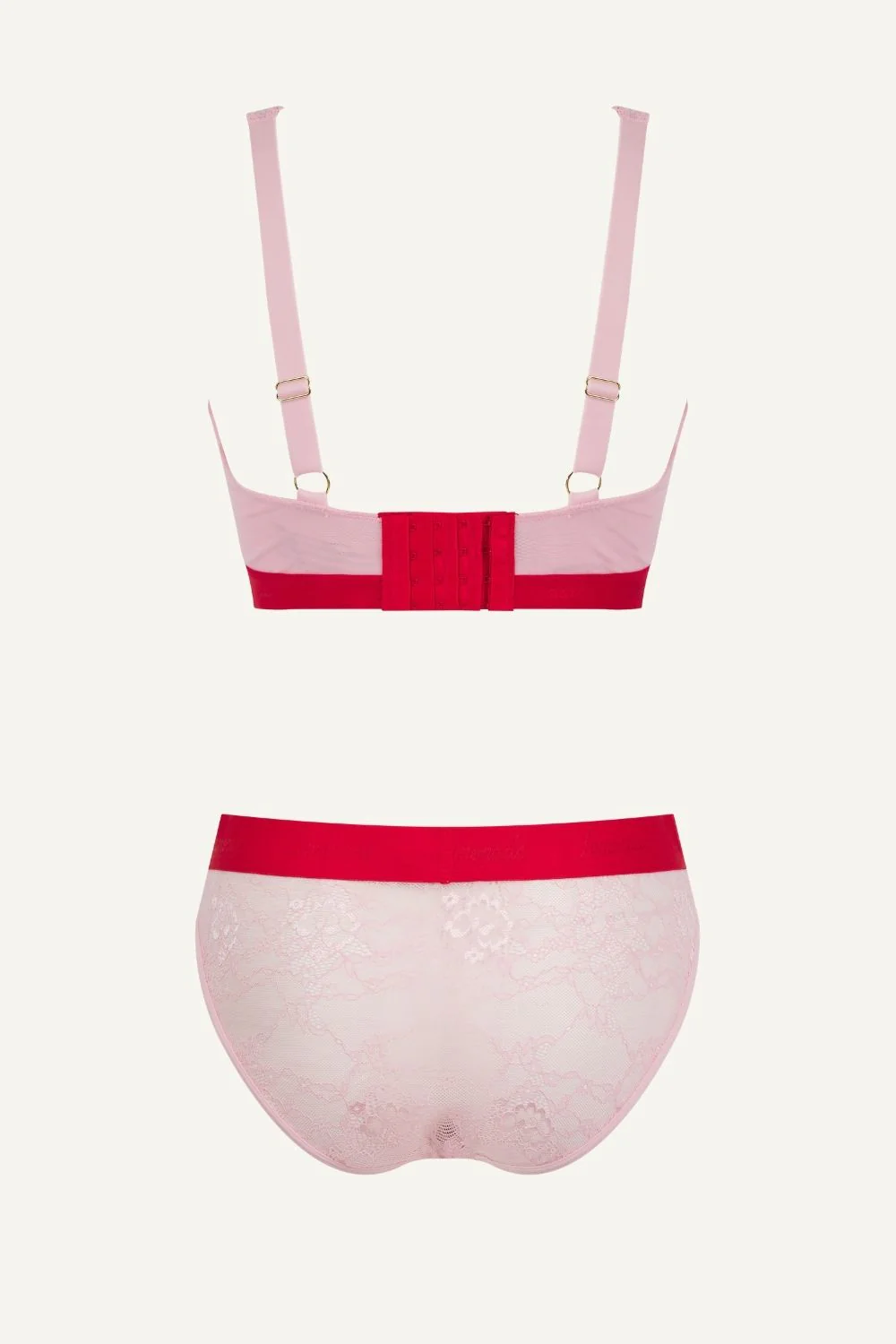 Signature Lace Fuller Cup & Brief Set - Light Pink - Image 4