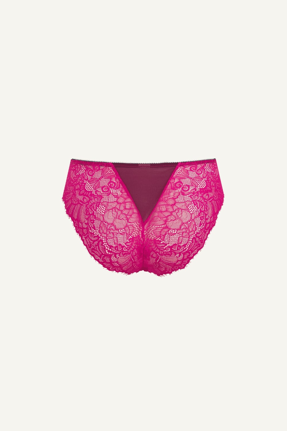 Synergy Lace Brief - Wine - Image 8