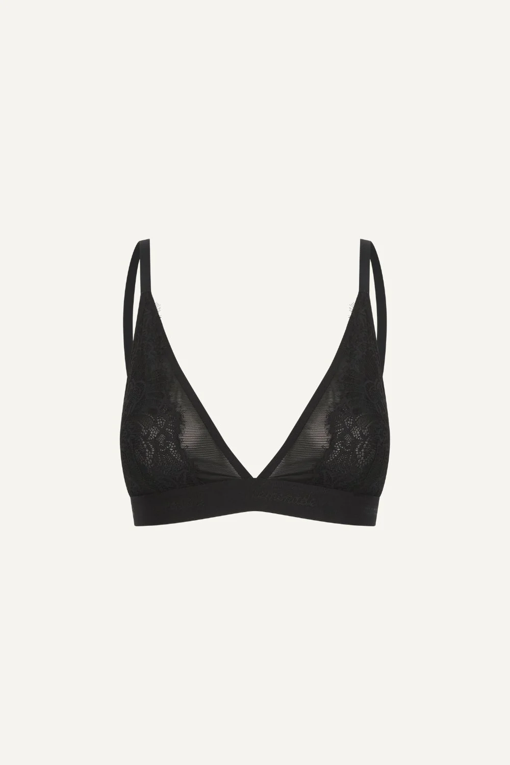 Synergy Lace and Mesh Bralette - Black - Image 2