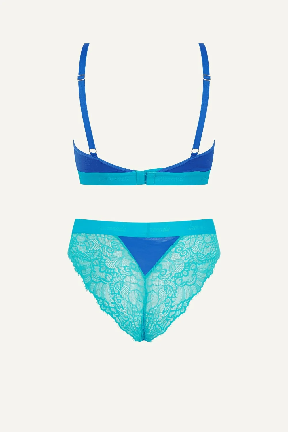 Synergy Lace Bralette & Brief Set - Blue Trilogy - Image 5