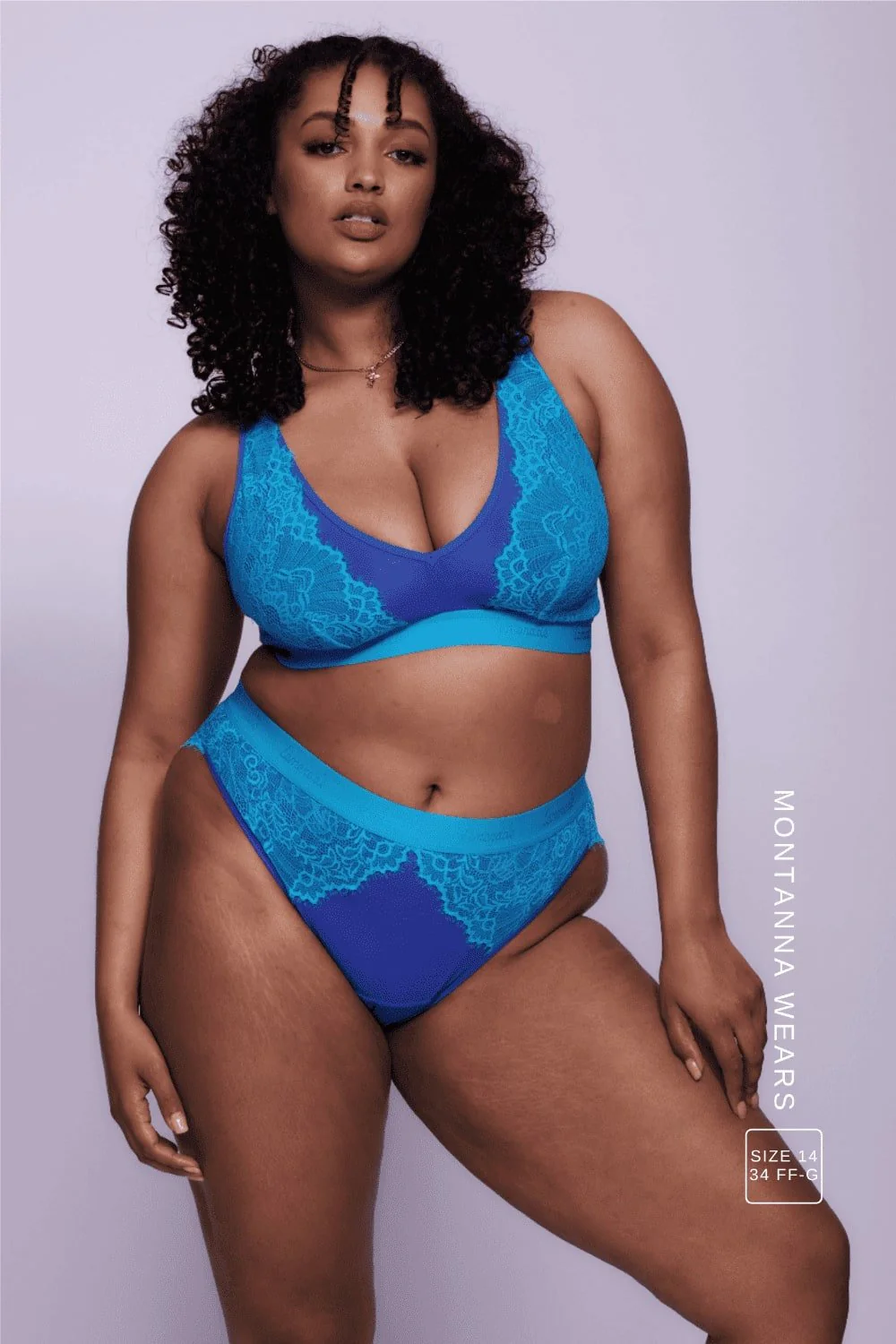 Synergy Lace Fuller Cup & Brief Set - Blue Trilogy - Image 3