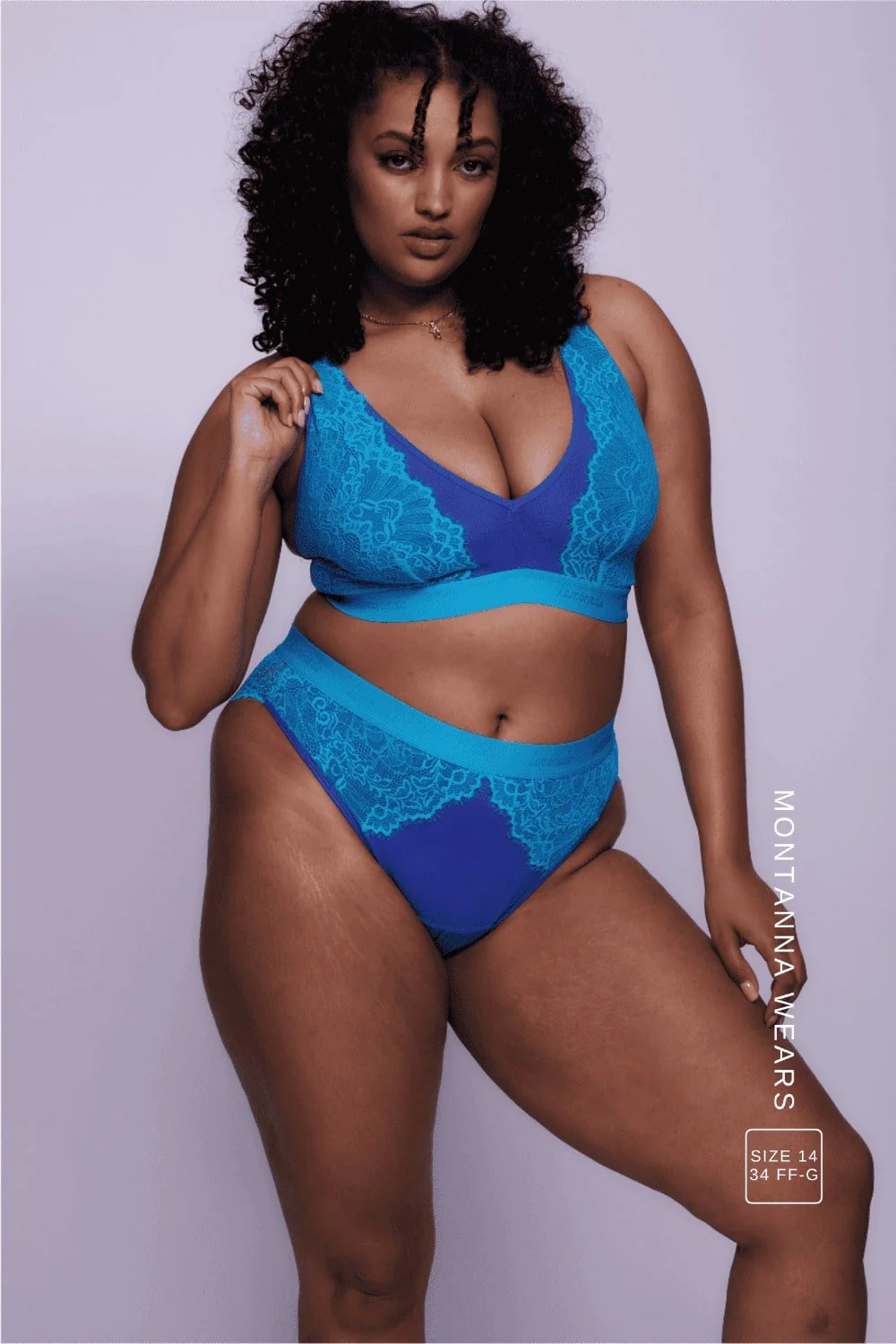 Synergy Lace Fuller Cup & Brief Set - Blue Trilogy - Image 4