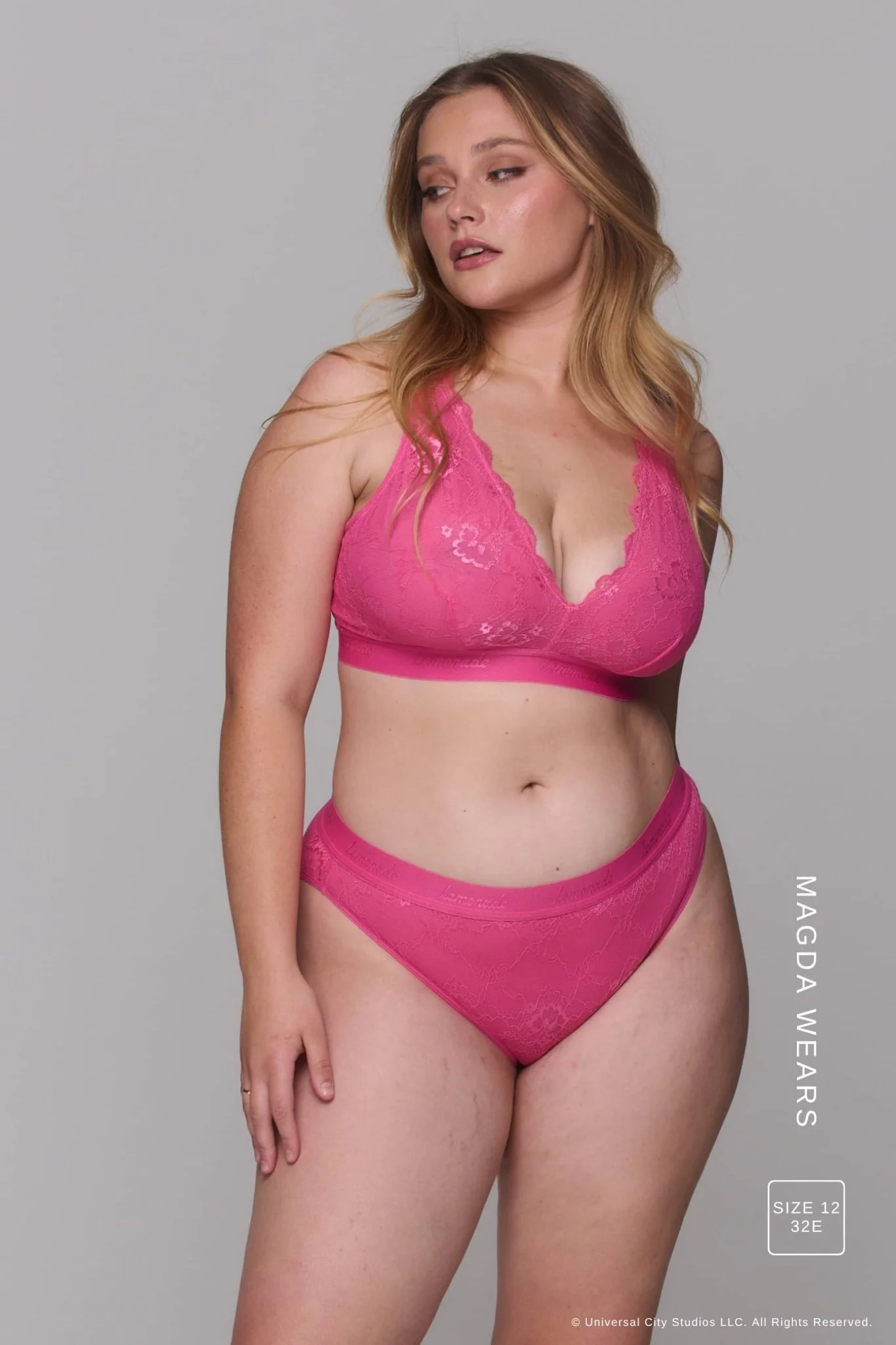 Wicked Picot Lace Brief - Pink - Image 5