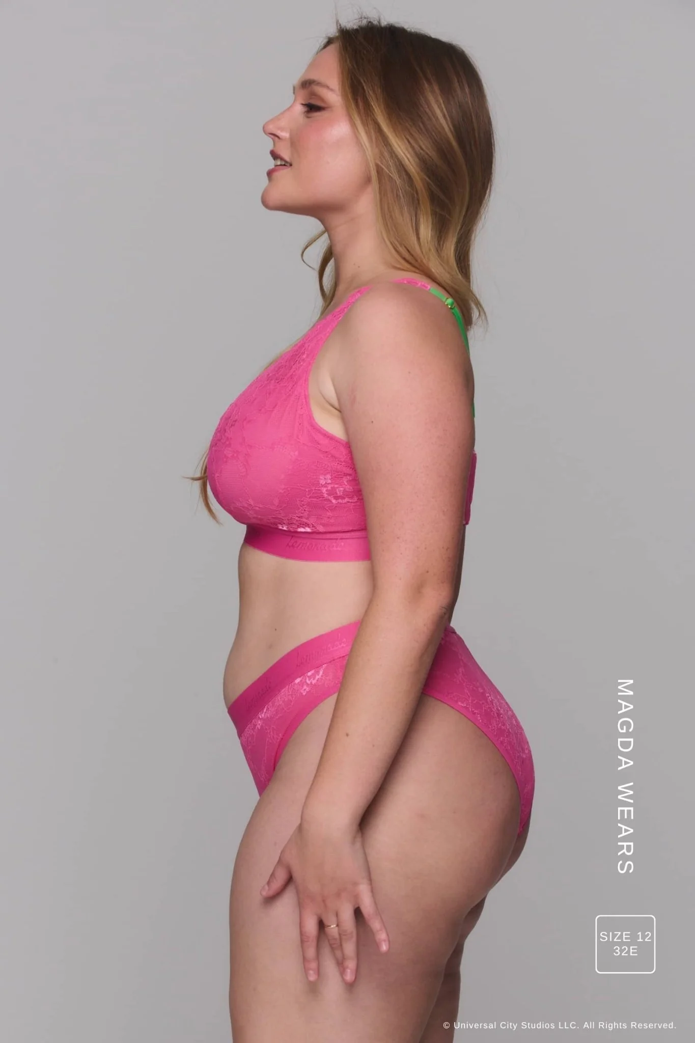 Wicked Picot Lace Brief - Pink - Image 6