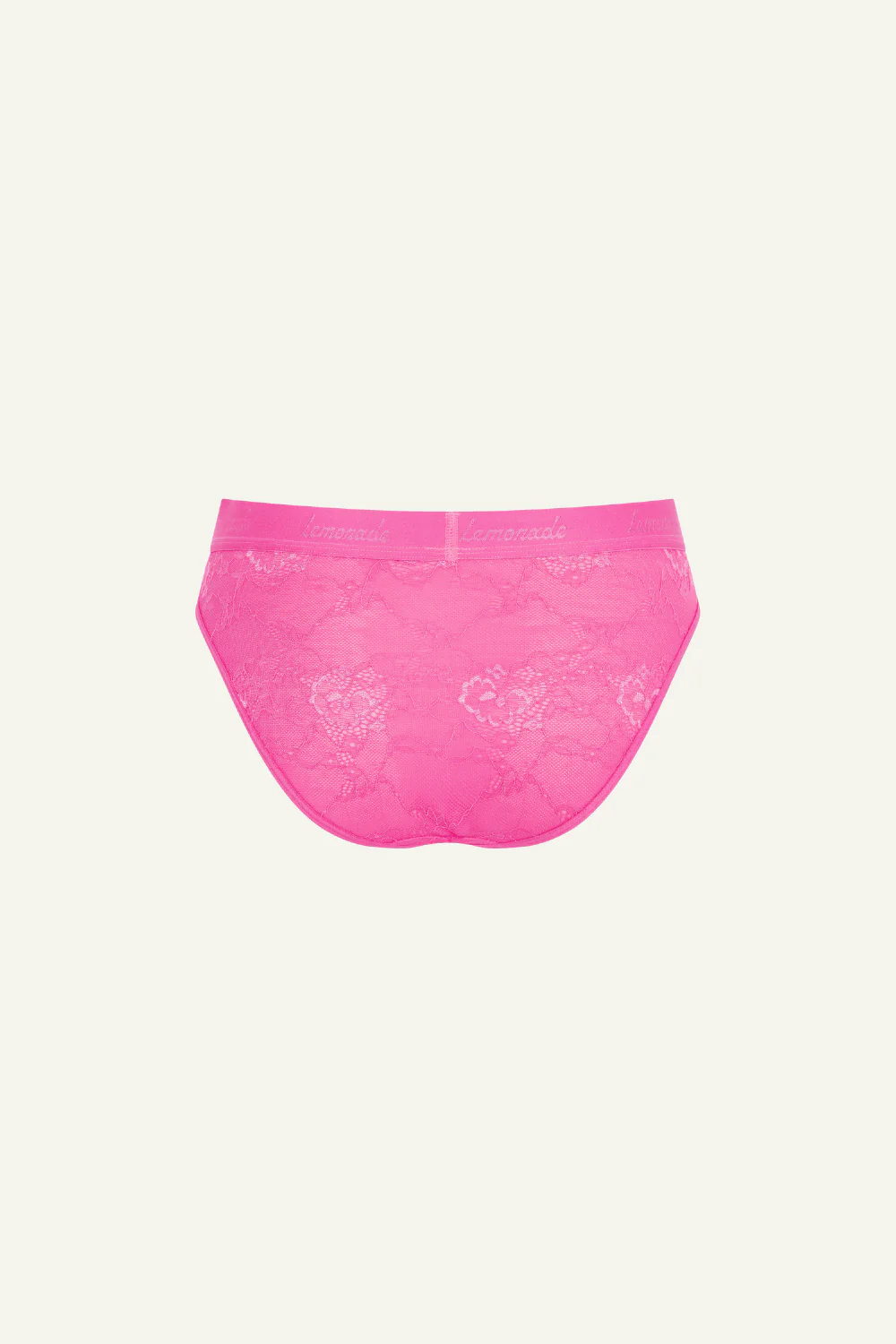 Wicked Picot Lace Brief - Pink - Image 7